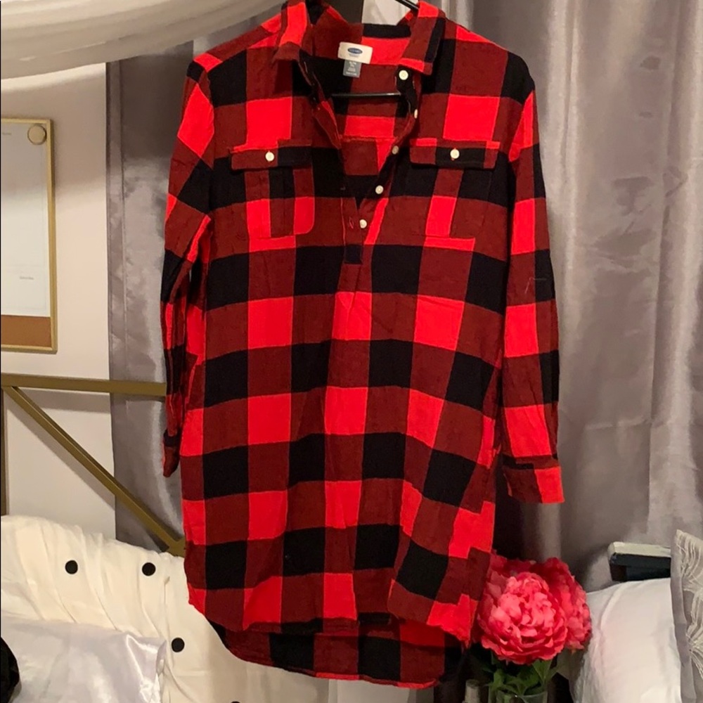 Plaid T-Shirt dress